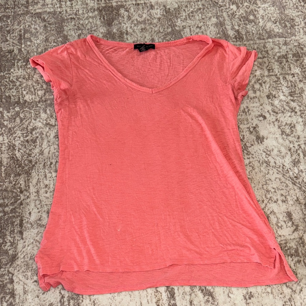 Willi Smith Pink Short Sleeve Tee